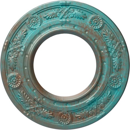Daniela Ceiling Medallion (Fits Canopies Up To 3 7/8), 8OD X 3 7/8ID X 1/2P